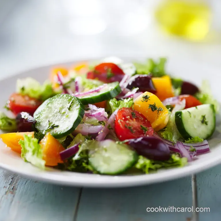 Quick Dinner Side Salad: Fresh and Crisp