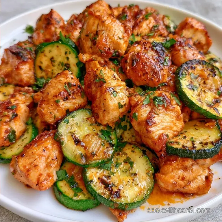 Mediterranean Sheet Pan Chicken and Zucchini