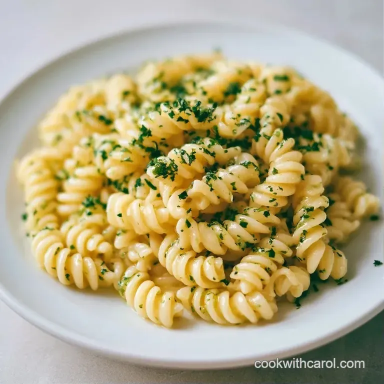 Vibrant pasta and diced vegetables served in a white bowl on a marble tabletop with a side of fresh basil leaves.
