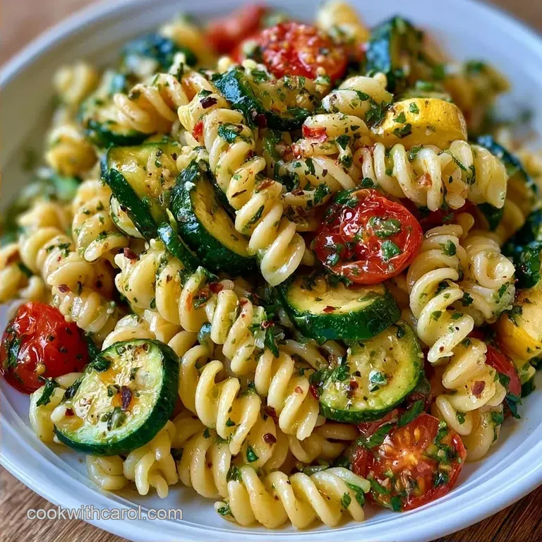 Pan-Seared Summer Squash Pasta Salad