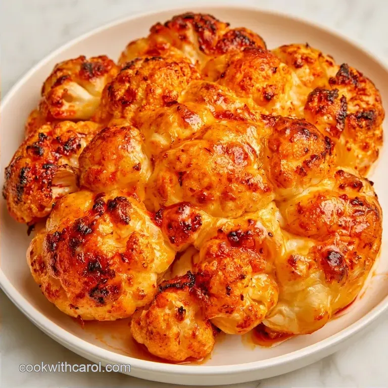 Whole Roasted Spiced Cauliflower with Smoked Paprika